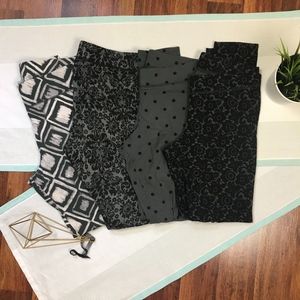 Arie Patterned Leggings *Bundle of 4*